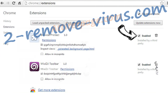 JuicyLemon ransomware virus Chrome extensions disable