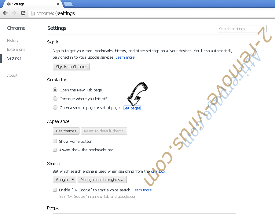 InternetSpeedRadar Toolbar Chrome settings