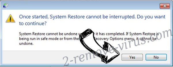 Frogo ransomware virus removal - restore message