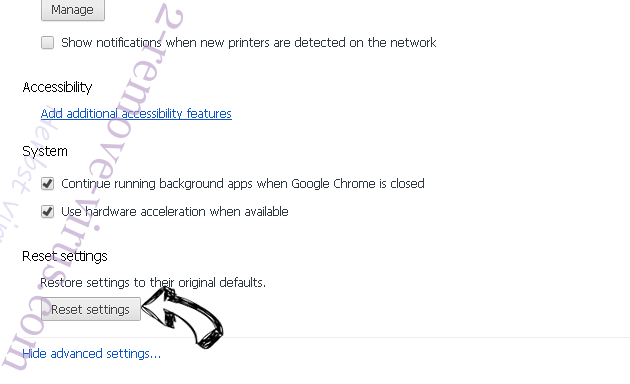 bLeengo Chrome advanced menu