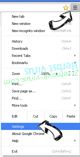Search.kyushuplow.com Chrome menu