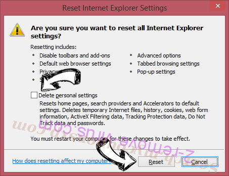 ExactSearch.org IE reset