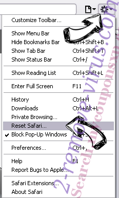 QuickNewsPlus Promos Safari reset menu