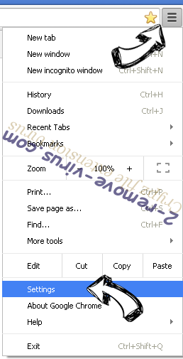 Search.searchbtorr.com Chrome menu