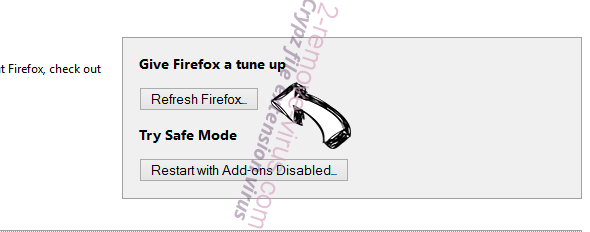 Directions Builder Virus Firefox reset