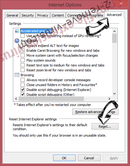 Crypz file extension virus IE reset browser