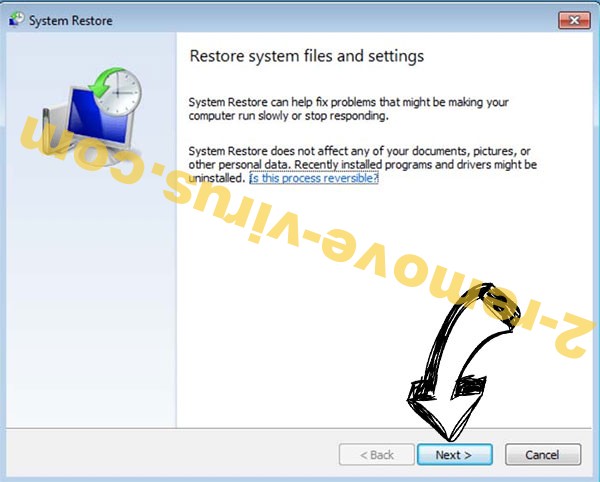 Get rid of Insta Ransomware - restore init