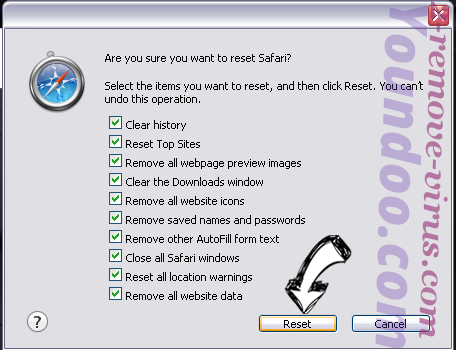 Fulltabsearch.com Safari reset