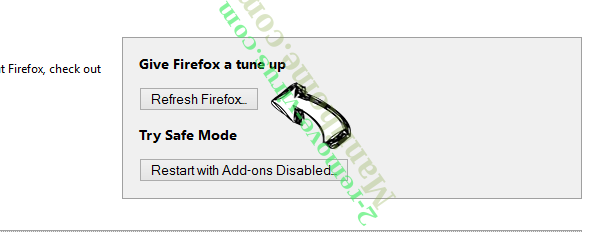 Searchtnup.com Firefox reset