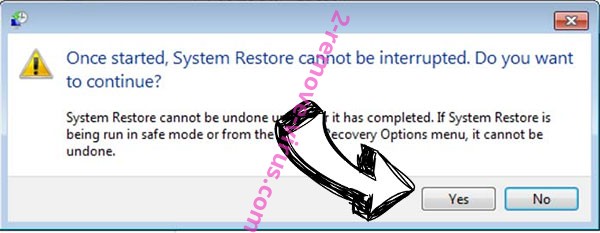 NYPD ransomware removal - restore message