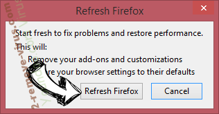Supprimer les Redstringline.com publicités Firefox reset confirm