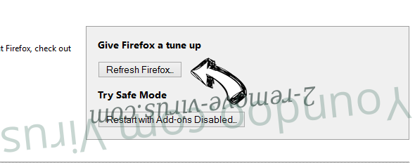 Youndoo.com Virus Firefox reset