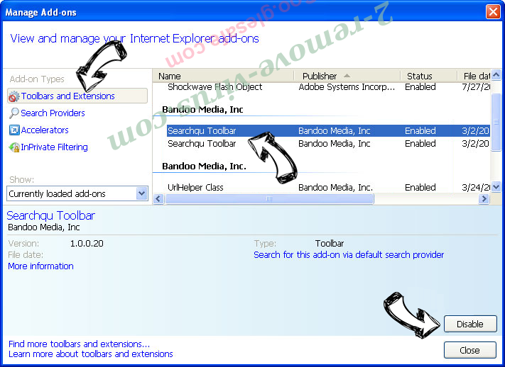 Alpha Shoppers Virus IE toolbars and extensions