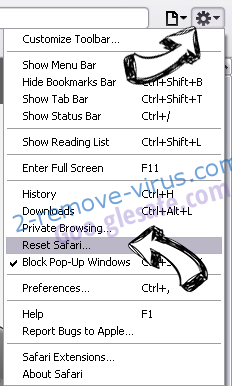 MyMapsExpress Toolbar Safari reset menu