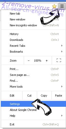 Ads caused by StudyDisplay Chrome menu