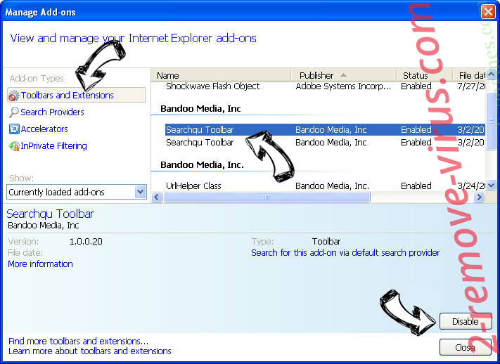 Search.searcheeh.com IE toolbars and extensions
