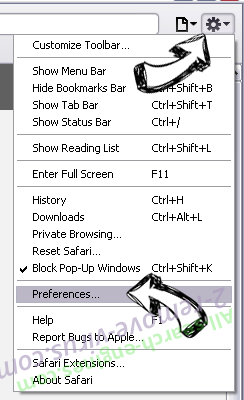 SeginChile Ransomware Safari menu