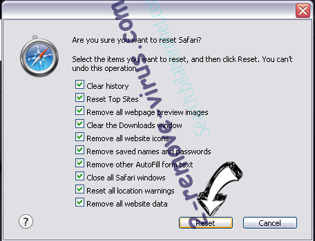Your-Result Adware Safari reset