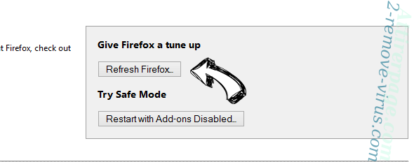 Eliminar Funsafetabsearch.com Firefox reset