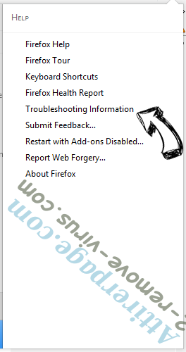 Eliminar Funsafetabsearch.com Firefox troubleshooting