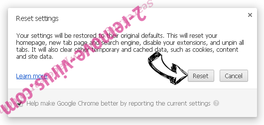 Instant Inbox adware Chrome reset