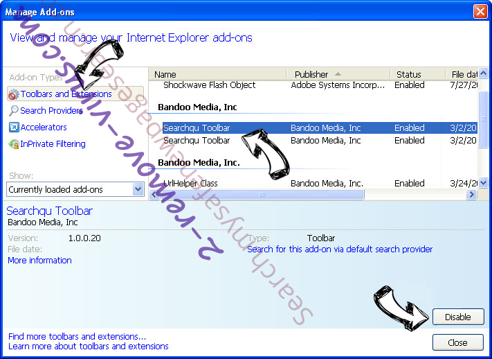 Instant Inbox adware IE toolbars and extensions