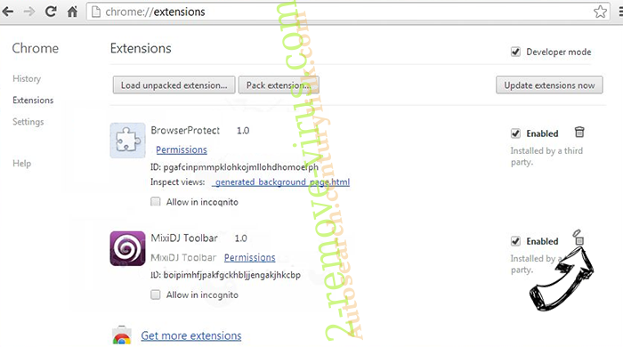 NetworkImagine Adware Chrome extensions remove