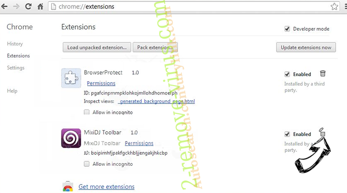 EasyDirectionsFinder Toolbar Chrome extensions remove