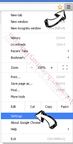 EasyDirectionsFinder Toolbar Chrome menu