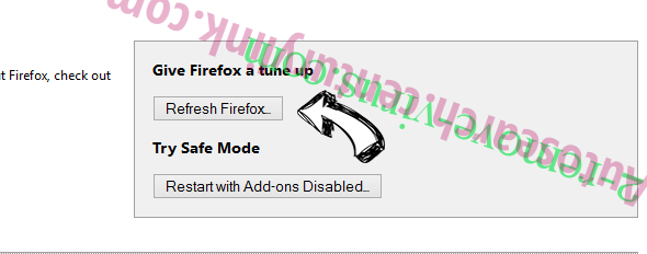 Searchtab.win virus Firefox reset