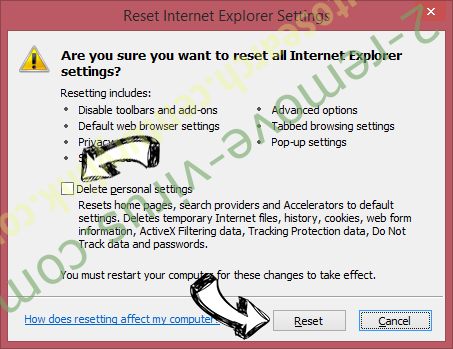 TripleWhole Adware IE reset