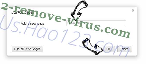 Us.Hao123.com Chrome extensions remove