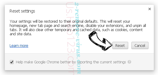 Us.Hao123.com Chrome reset