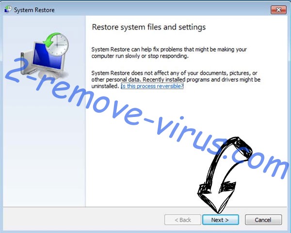 Get rid of Leex ransomware - restore init