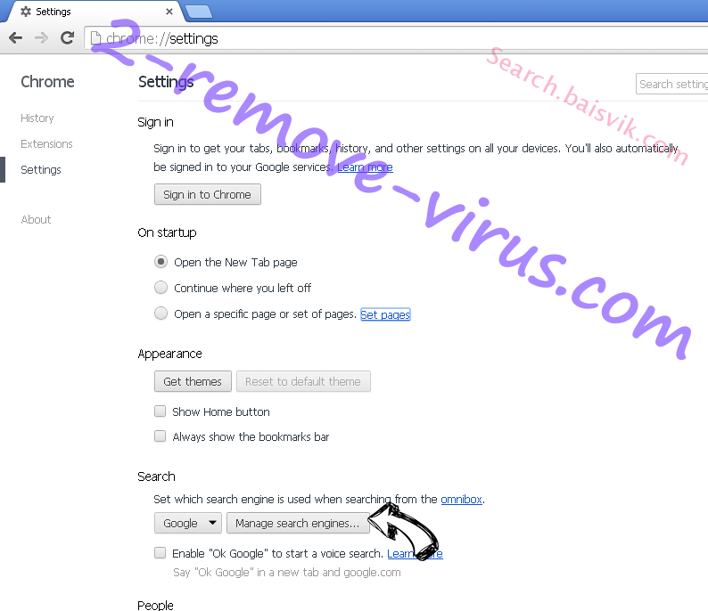 Search.searchemaila.com Chrome extensions disable