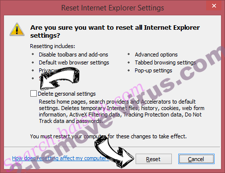 Internet-home-page.com IE reset