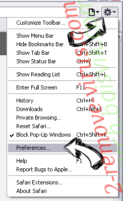 Fanli90.cn Safari menu