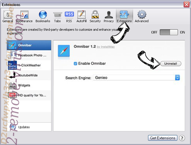 D2ucfwpxlh3zh3.cloudfront.net Safari extensions