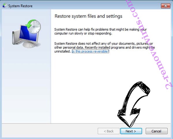 Get rid of .Isolated file virus - restore init