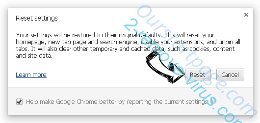 Huntquery.com - comment faire pour supprimer? Chrome reset