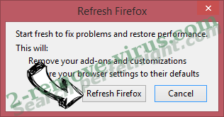 ERROR! Call for support! Ads Firefox reset confirm