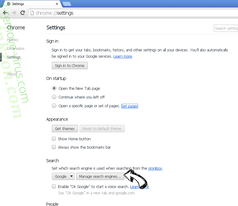 Check-now.online Chrome extensions disable