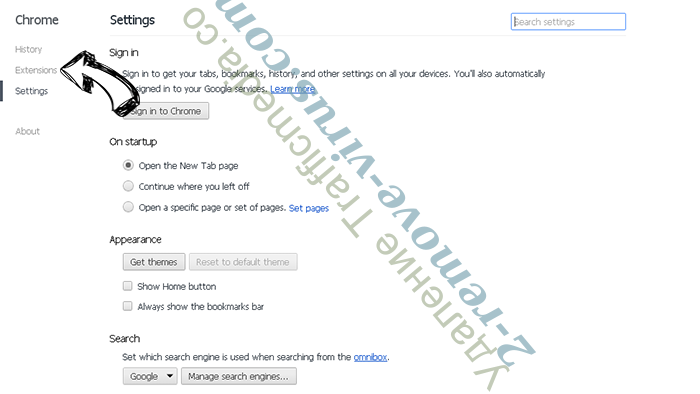 Symbiostock.info Chrome settings