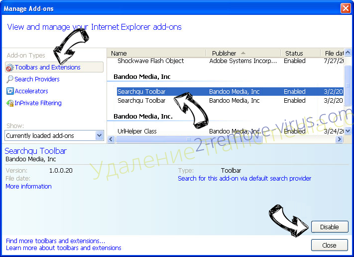 Search.twcc.com IE toolbars and extensions