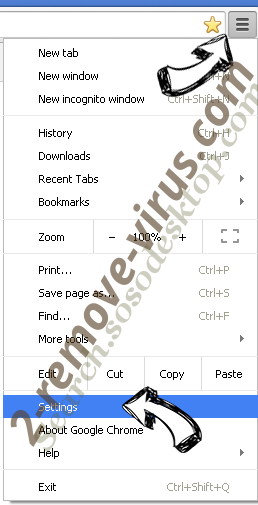 Search.ragitpaid.com Chrome menu