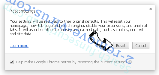 FF Update Checker adware Chrome reset