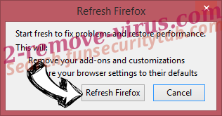 PizzaCrypts Ransomware Firefox reset confirm
