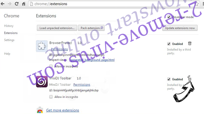 Your-search.com Chrome extensions remove