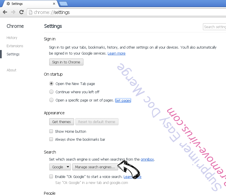 Naspeciali.club Chrome extensions disable
