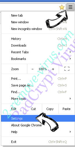 Htemplatesdiscovery.com Chrome menu